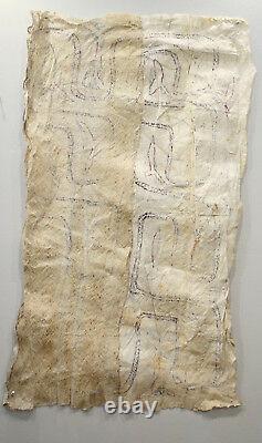 Papua New Guinea Barkcloth Ceremonial Baining Cloth Tapa Cloth 50