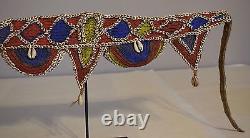 Papua New Guinea Belt Nassa Cowrie Shell Red Blue Abelam Tribe Currency Belt