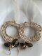 Papua New Guinea Bilum and Tolai tabu shell money earrings. Sacred currency