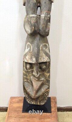 Papua New Guinea Bird Figure Savi Mask Iatmul Tribe