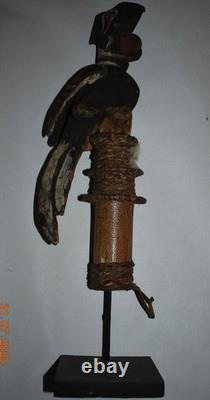 Papua New Guinea Bird Flute On Custom Stand, 21, 1900s