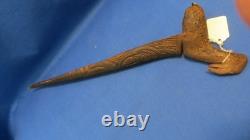 Papua New Guinea Bird Head Bone Dagger Asmat Abelam Kwanga Peoples Early 1900s