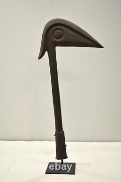 Papua New Guinea Bird Head Carved Fighting War Club