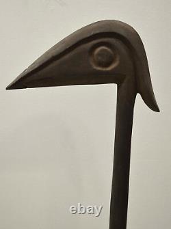 Papua New Guinea Bird Head Carved Fighting War Club
