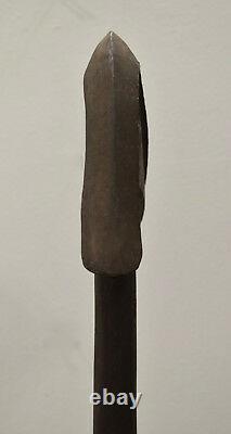 Papua New Guinea Bird Head Carved Fighting War Club