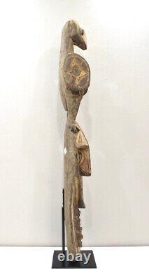 Papua New Guinea Bird Savi Mask Figure Iatmul Tribe