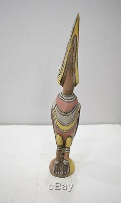 Papua New Guinea Bird Wood Statue Sabut Creation Myth Bird