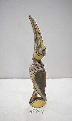 Papua New Guinea Bird Wood Statue Sabut Creation Myth Bird