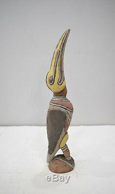 Papua New Guinea Bird Wood Statue Sabut Creation Myth Bird