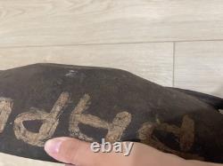 Papua New Guinea Bowl Carved Wood Ceremonial Feast Bowl Crocodile Papuit