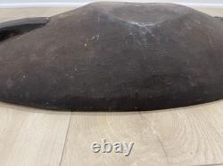 Papua New Guinea Bowl Carved Wood Ceremonial Feast Bowl Crocodile Papuit