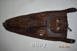 Papua New Guinea Canoe Prow, 3 Figure, Croc, Bird 19 1900s Prov Papua New Guinea Canoe Prow, 3 Figure, Croc, Bird 19 1900s Prov