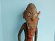 Papua New Guinea Carved Ancestral Figure withSpirit Mask Shell Eyes Mindimbit 24