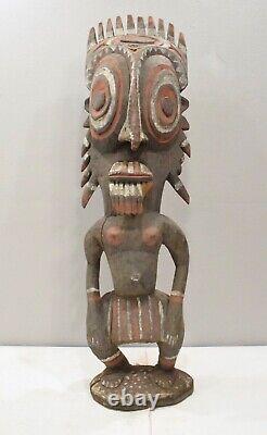 Papua New Guinea Carved Wood Blackwater Figure