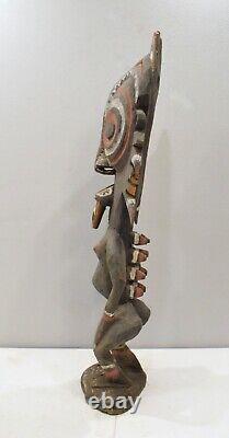 Papua New Guinea Carved Wood Blackwater Figure