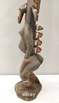 Papua New Guinea Carved Wood Blackwater Figure