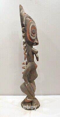 Papua New Guinea Carved Wood Blackwater Figure