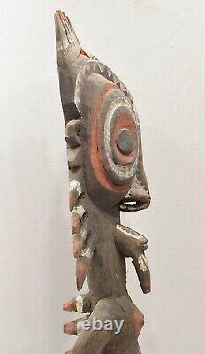 Papua New Guinea Carved Wood Blackwater Figure