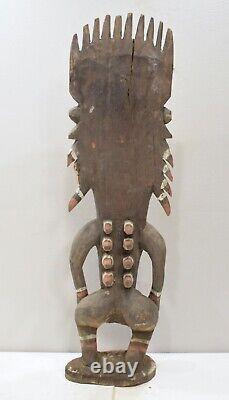 Papua New Guinea Carved Wood Blackwater Figure