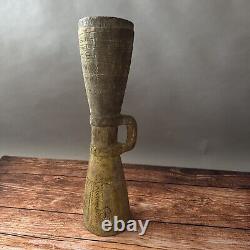 Papua New Guinea Carved Wood Drum Collectors