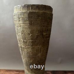 Papua New Guinea Carved Wood Drum Collectors