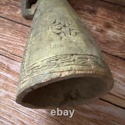 Papua New Guinea Carved Wood Drum Collectors