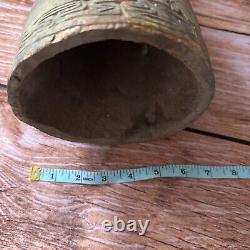 Papua New Guinea Carved Wood Drum Collectors
