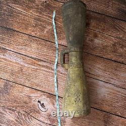 Papua New Guinea Carved Wood Drum Collectors