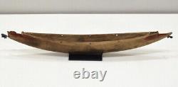 Papua New Guinea Carved Wood Model Canoe