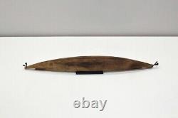 Papua New Guinea Carved Wood Model Canoe