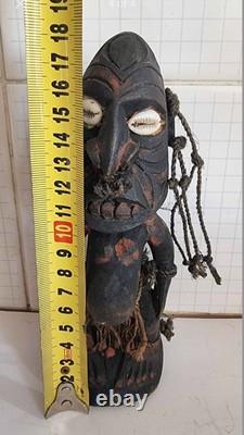 Papua New Guinea Carved Wooden figure Sculpture Sepik River PNG Vintage Art