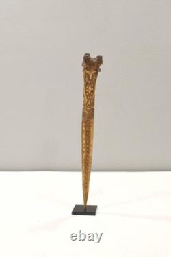 Papua New Guinea Cassowary Bone Ceremonial Dagger