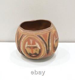 Papua New Guinea Ceramic Clay Pot Abelam Tribe Painted Clan Designs