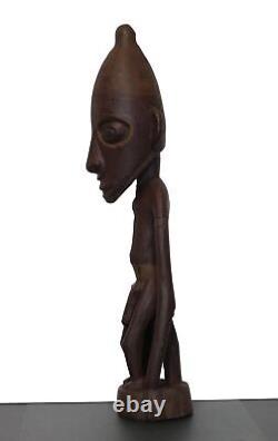 Papua New Guinea Ceremonial Ancestor Wooden Statue Old Oceanic Art Ethnographic