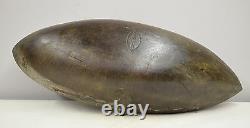 Papua New Guinea Ceremonial Bowl Carved Wood Siassi Blackened Wood Carved Bowl