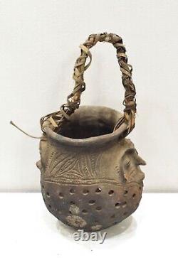 Papua New Guinea Clay Smoke Pot Yuat River