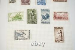 Papua New Guinea Collection Of 875+ Mint Stamps Stored In Stanley Gibbons Album