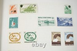 Papua New Guinea Collection Of 875+ Mint Stamps Stored In Stanley Gibbons Album