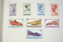 Papua New Guinea Collection Of 875+ Mint Stamps Stored In Stanley Gibbons Album