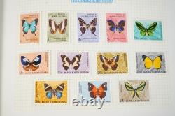 Papua New Guinea Collection Of 875+ Mint Stamps Stored In Stanley Gibbons Album