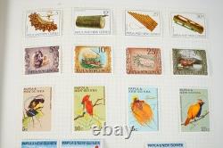 Papua New Guinea Collection Of 875+ Mint Stamps Stored In Stanley Gibbons Album