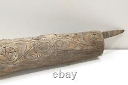 Papua New Guinea Crocodile Face Split Gong Wood Drum