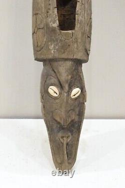 Papua New Guinea Crocodile Face Split Gong Wood Drum