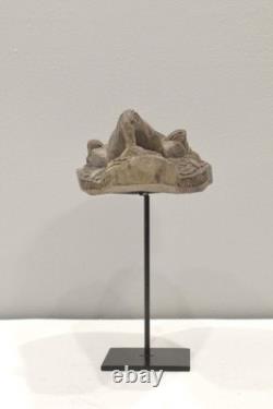 Papua New Guinea Crocodile Wood Canoe Prow Latmul Tribe Sepik River