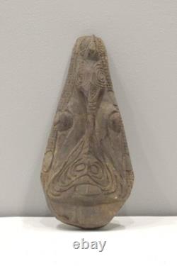 Papua New Guinea Crocodile Wood Canoe Prow Latmul Tribe Sepik River