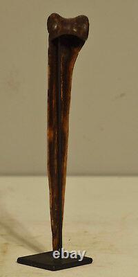 Papua New Guinea Dagger Rat Tooth Carved Ritual Dagger