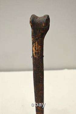 Papua New Guinea Dagger Rat Tooth Carved Ritual Xanadu Ceremonial Dagger