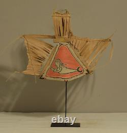 Papua New Guinea Dance Hat Siassi Morobe Province Palm Fiber Hat