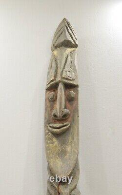 Papua New Guinea Double Face Wood Minja Mask Washkuk Hills