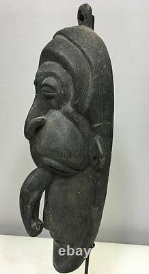 Papua New Guinea East Sepik Boiken Two Face Spirit Mask